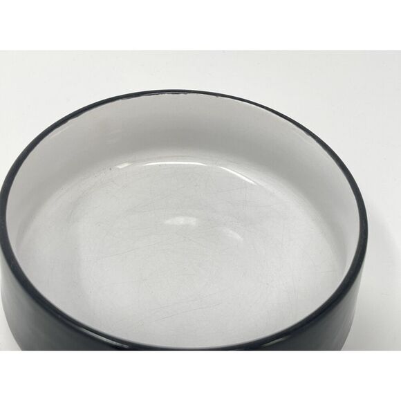 DANSK Kobenstyle Black White Soup Cereal All Purpose Bowls Quistgaard Set Of 2 - Picture 4 of 7